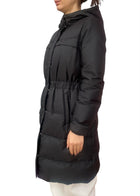 Prada Black Nylon Padded Long Parka - 42 / US 6