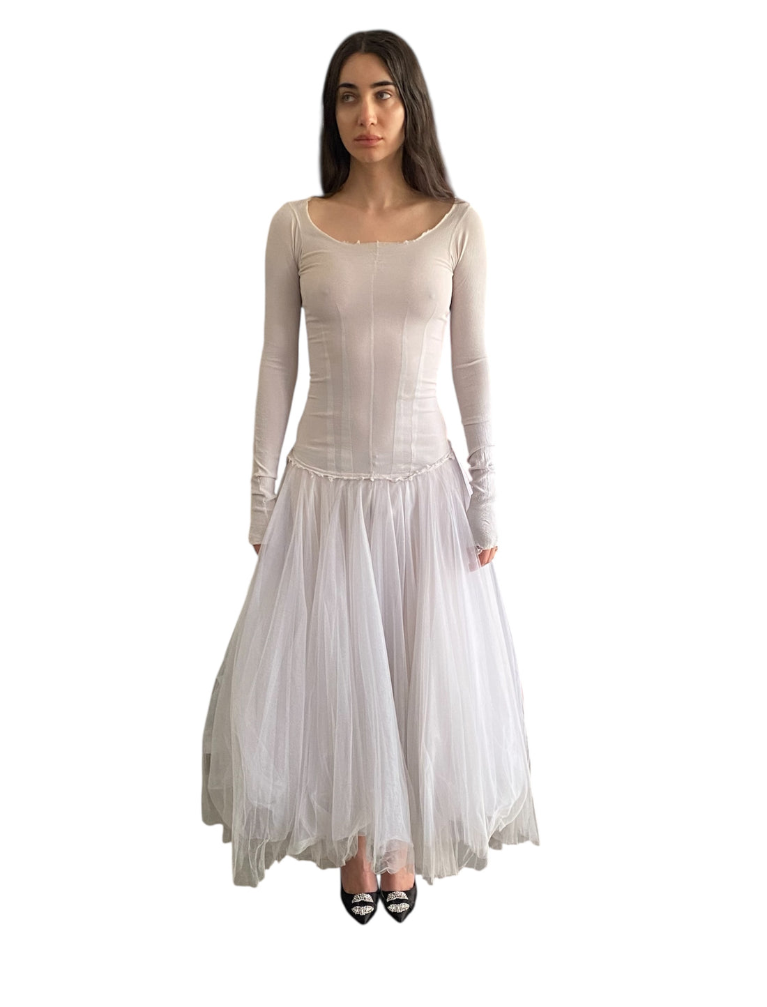 Marc Le Bihan Drop Waist Silk Gown - FR 34 / XS