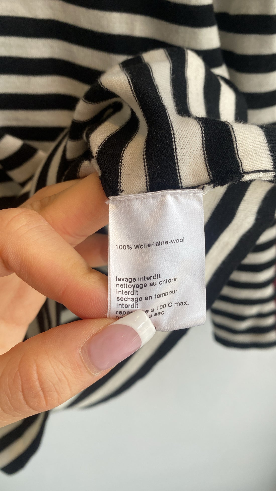 Akris Punto Wool Striped Sweater - US 8