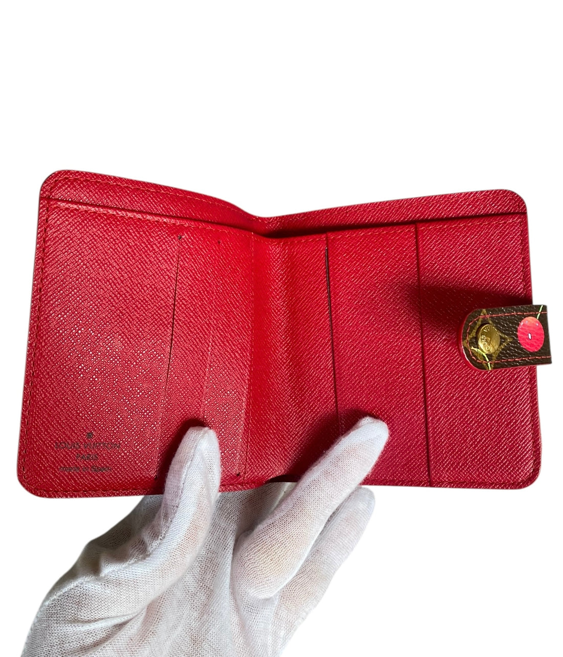 Louis Vuitton x Takashi Murakami 2005 Monogram Cherry Compact Zippy Wallet