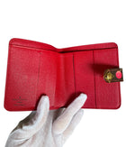 Louis Vuitton x Takashi Murakami 2005 Monogram Cherry Compact Zippy Wallet