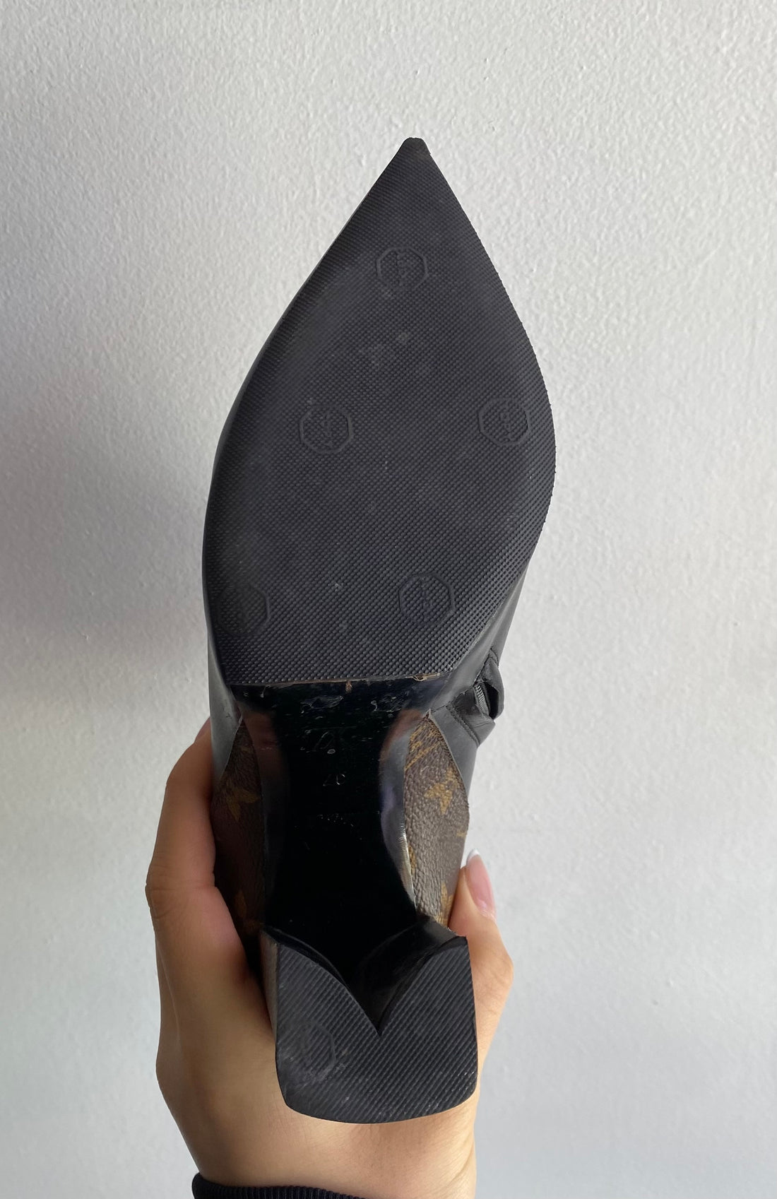Louis Vuitton Monogram Leather Boot