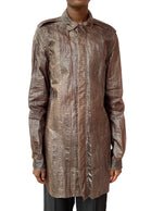 Rick Owens 2016 SS Cyclops Python Shirt Jacket - 42 / US 6