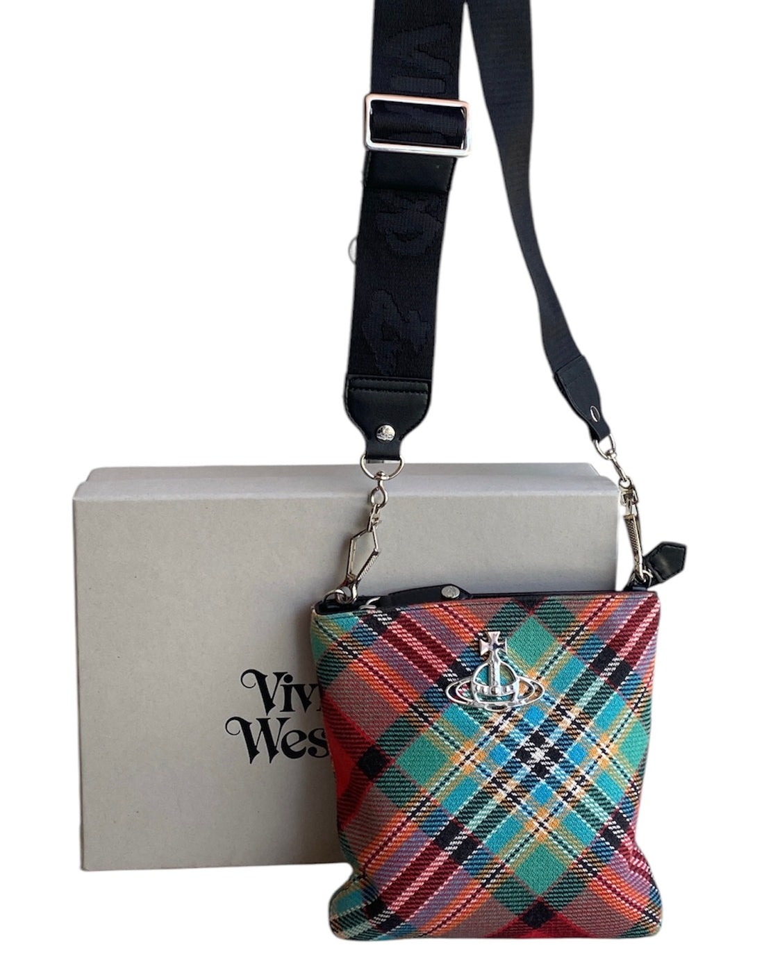 Vivienne Westwood Tartan Crossbody Bag