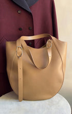 Longchamp Beige Le Foulonne XL Leather Tote Bag