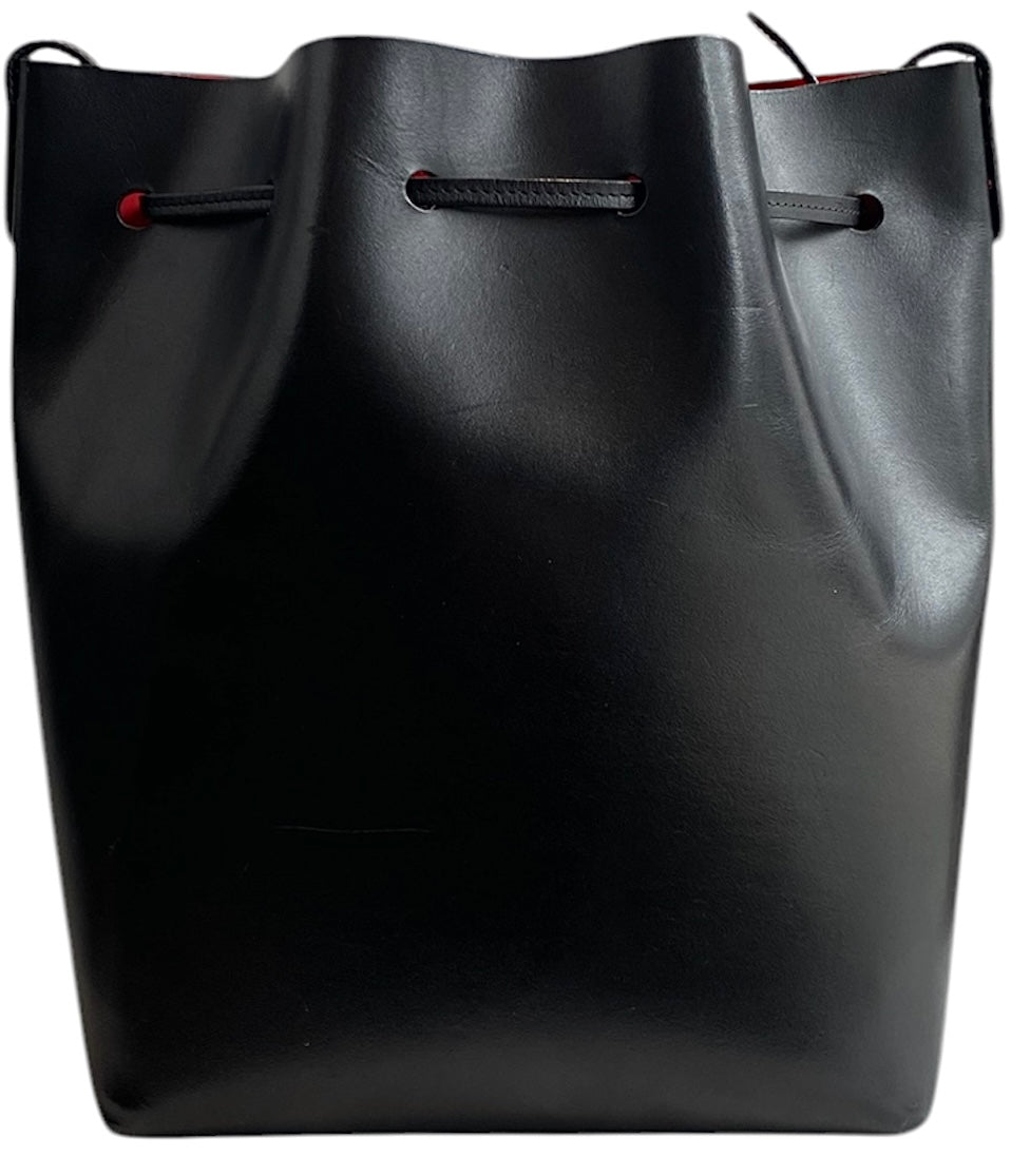 Mansur Gavriel Black Large Bucket Bag