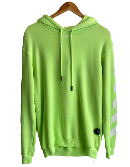 Off-White Neon Logo Hoodie - S