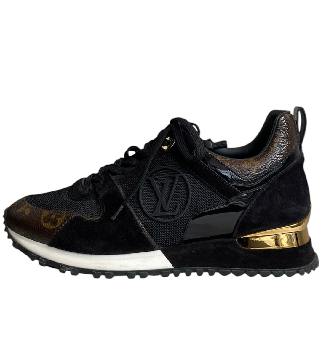 Louis Vuitton Brown Monogram ‘Run Away’ Trainers