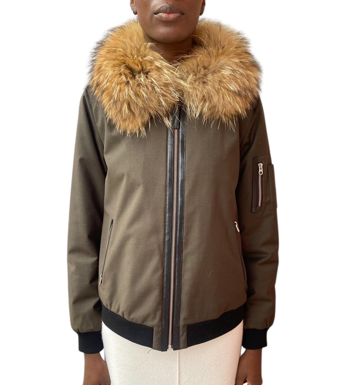 Mackage Green Dixon Men’s Bomber Jacket - S / US 6