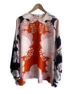 Valentino Floral Printed Long Sleeve Top - 42