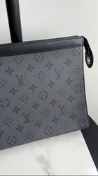 Louis Vuitton Monogram Eclipse Canvas Pochette Voyage MM