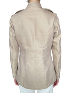 Loro Piana Beige “Ashley” Cotton Silk Twill Jacket - 42 / US 6