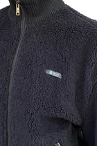 Prada Navy Fleece Zip Turtleneck Jacket - XS / US 4-6