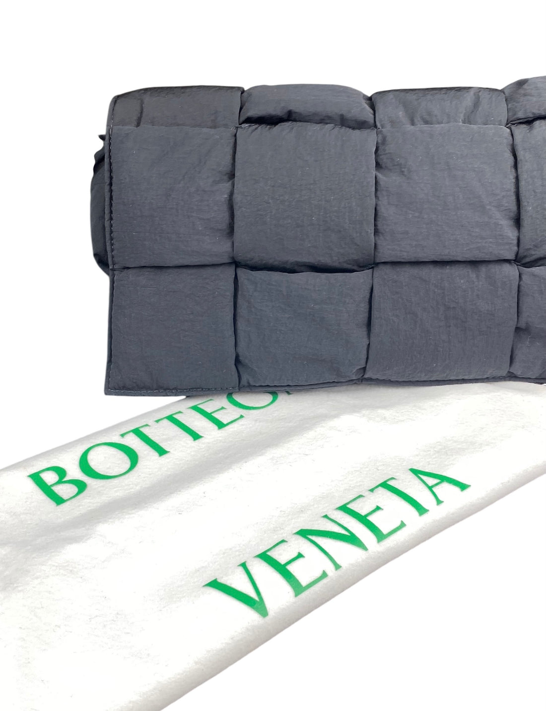 Bottega Veneta Black Padded Tech Cassette Crossbody Bag