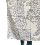 Hermes La Cite Cavaliere Cityscape Map with Horse 90cm Silk Scarf