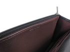Chanel Black Lambskin Leather CC Classic Wallet on Chain SHW