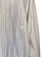 Toteme Beige Striped Oversized Silk Blend Shirt - 38 / US 4-6