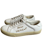 Saint Laurent White Low Sneakers - 36