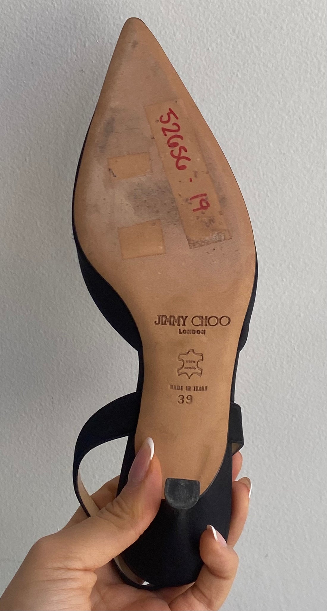 Jimmy Choo Crystal Chain Link Slingback Pump