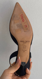Jimmy Choo Crystal Chain Link Slingback Pump