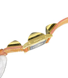 Hermes Vintage 1995 Brown Leather Medor Watch GHW