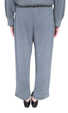 Brunello Cucinelli Silver Cotton Lamé 2-Piece Sweatsuit - S