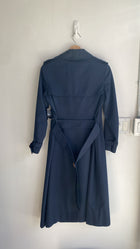 Burberry Vintage Navy Trench Coat