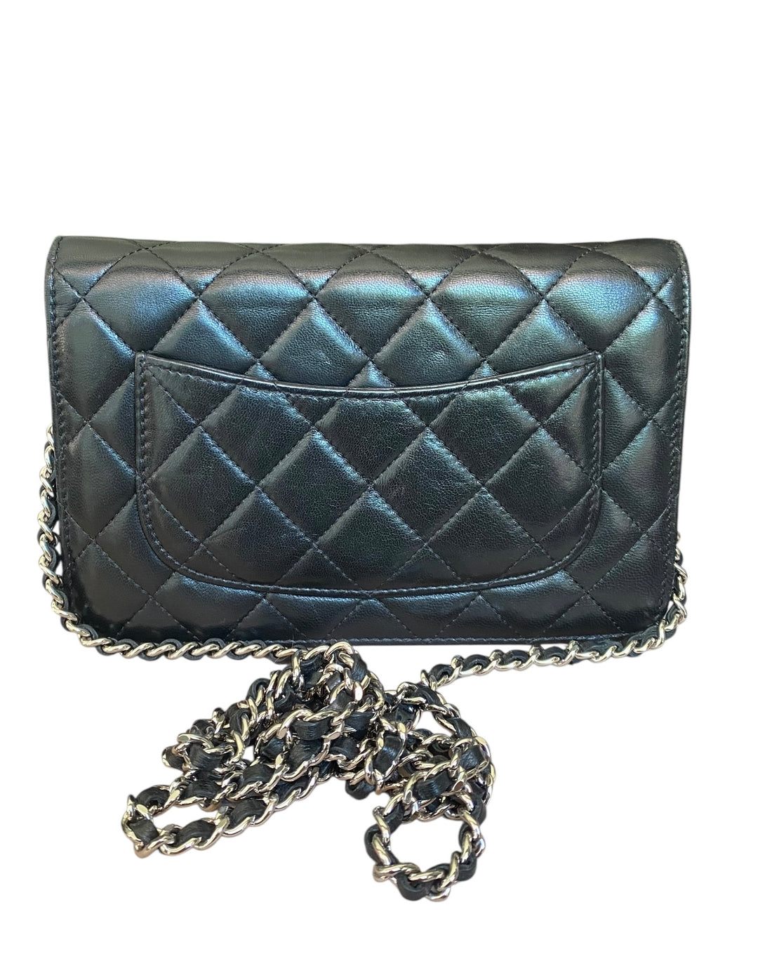 Chanel Black 2019 Classic Leather CC WOC