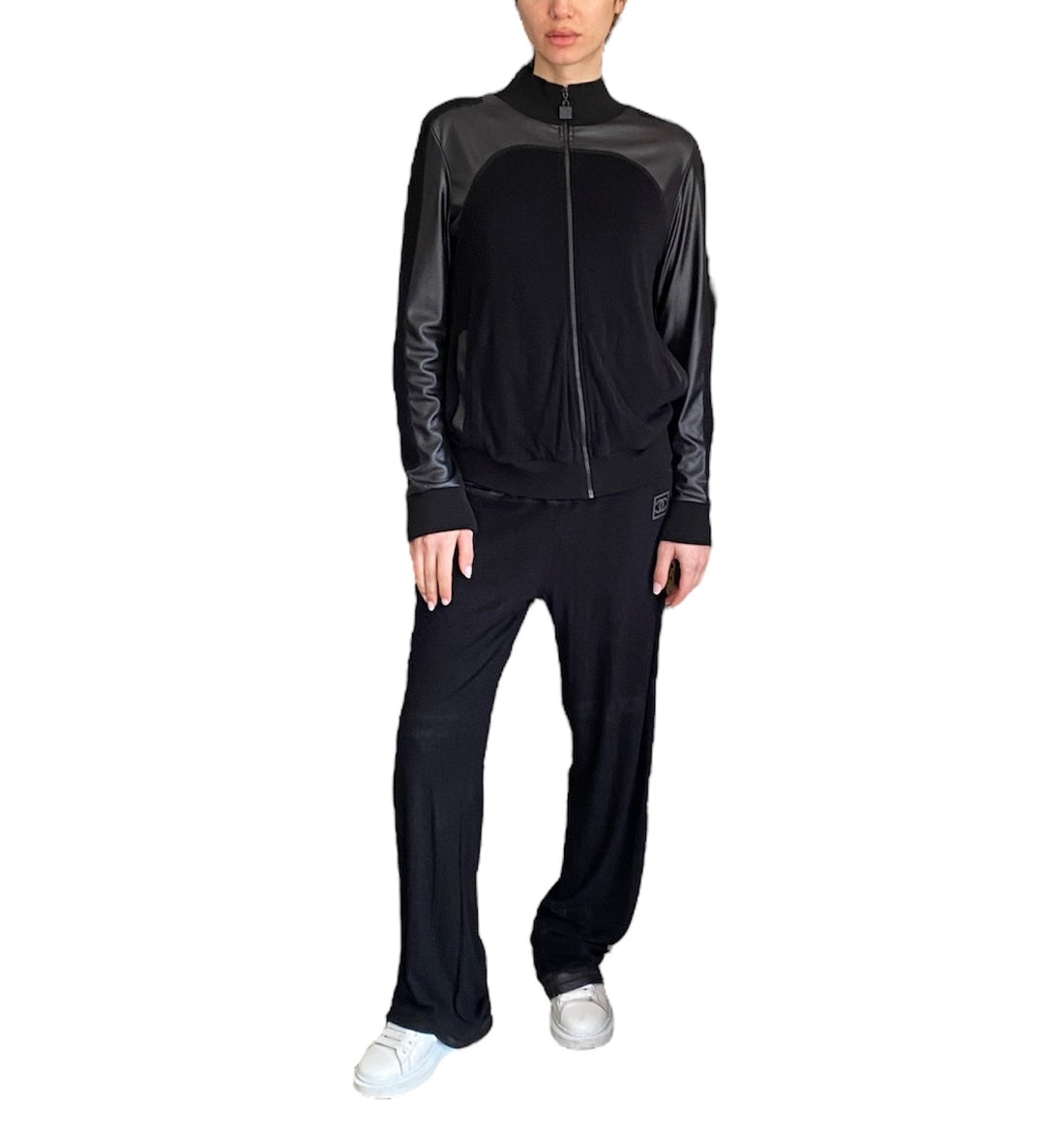 Chanel 07A Black Terry Tracksuit - 42