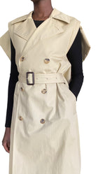 JW Anderson Beige Kite Sleeveless Trench Coat - S / US 4-6