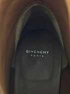 Givenchy Black Patent Croc Embossed Chain Detail Ankle Boots - 38 / 7.5