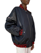 Prada 2021 Black Re-Nylon Knit Bomber Jacket - XS