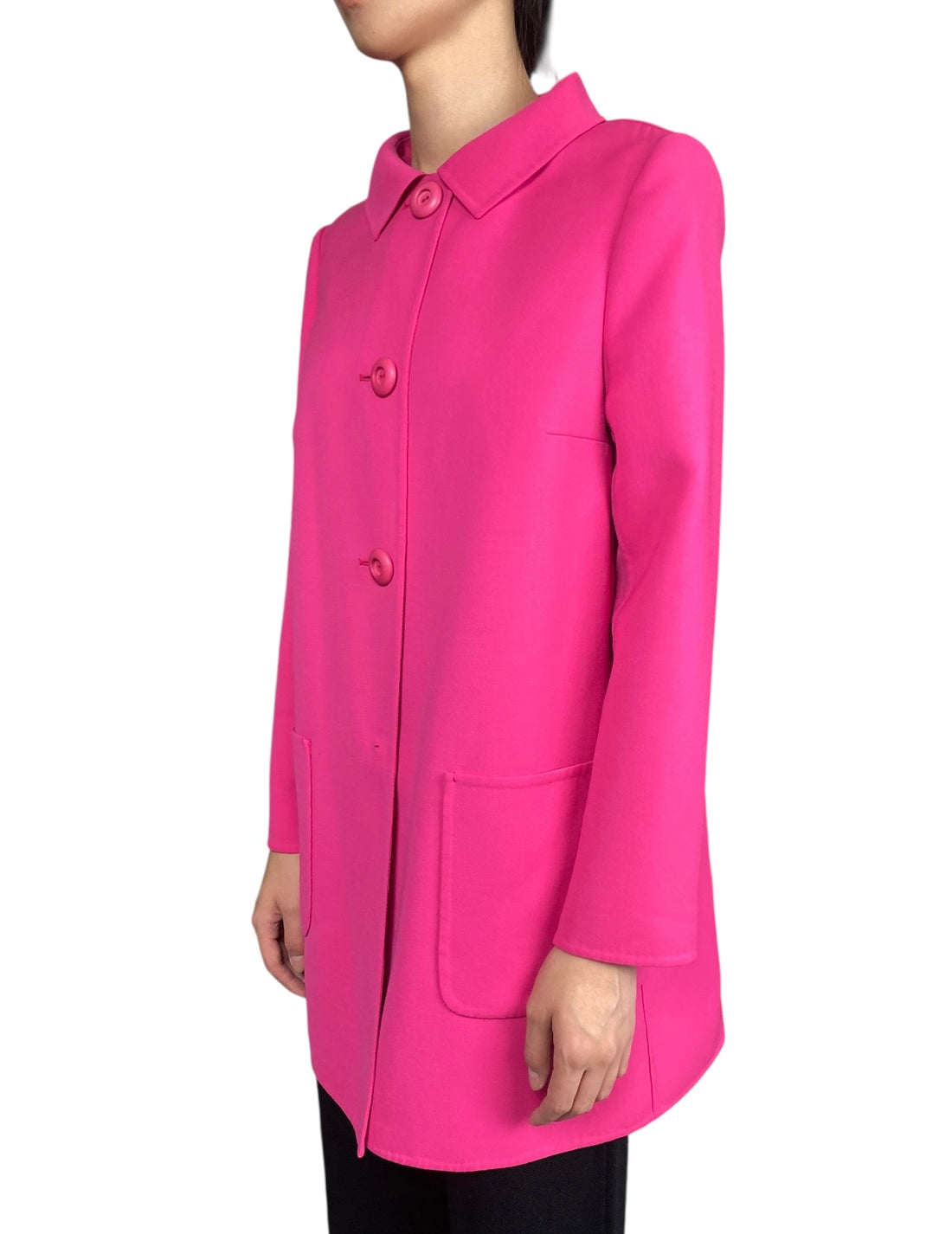 Prada Hot Pink Car Coat - US 6