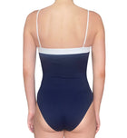 Gucci Navy Logo One-Piece Swimsuit - M