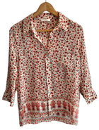 Anine Bing Red Floral Shirt - XS