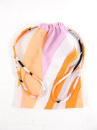 Emilio Pucci Orange & Pink Swirl Printed Two-Piece Bikini Set - US 6