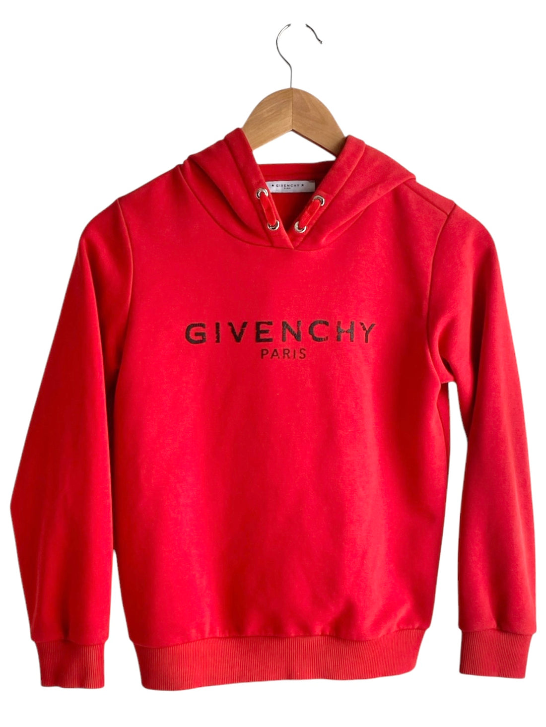 Givenchy Red Logo Hoodie