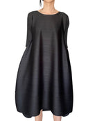 Issey Miyake Pleats Please Black Panelled Dress - JP 3