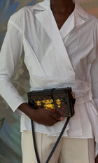 Louis Vuitton Monogram Canvas Leather Petite Malle Trunk Box Bag