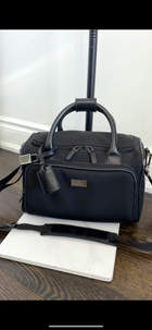 Gucci Vintage Early 2000's Black Nylon Beauty Case Bag