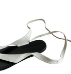The Row Cream Ivory Nubuck Ankle Tie Beach Sandals - 37