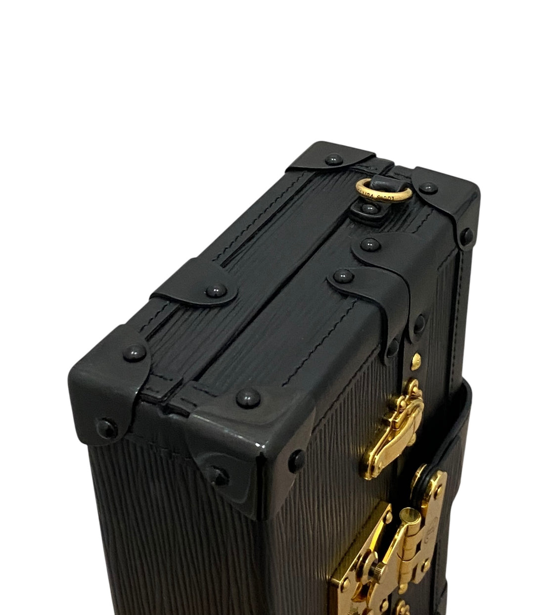 Louis Vuitton Black Epi Leather Petite Maille Box Bag
