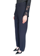 Brunello Cucinelli Navy Monili Cotton Trousers - IT 34 / US 2