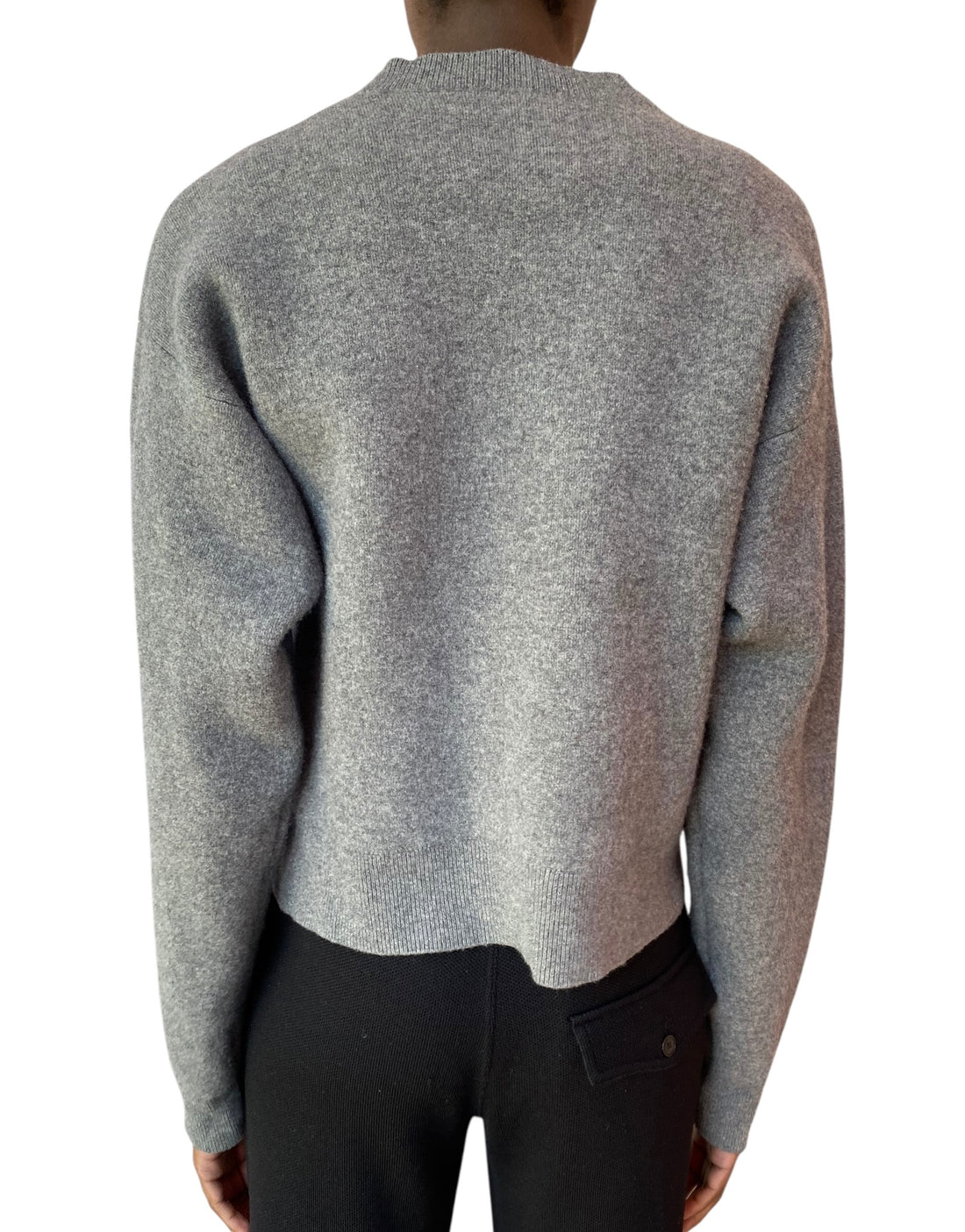 Jil Sander Grey Knit Crewneck Sweater - 38 / US 4