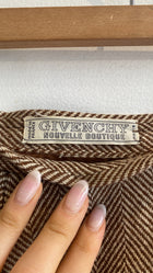 Givenchy Vintage Herringbone Skirt