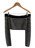 Saint Laurent Striped Knit Longsleeve - M