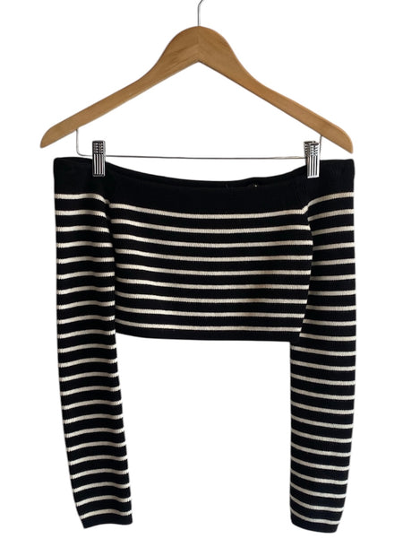 Saint Laurent Striped Knit Longsleeve - M