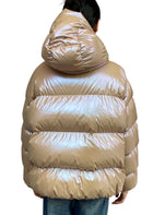 Moncler Pink Glossed Frasne Puffer Jacket - 3 / L / US 10-12