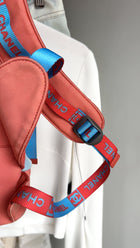 Chanel Sport Vintage 2002 Blue and Orange Canvas Backpack