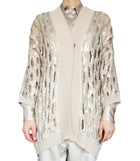 Brunello Cucinelli Knit Sequin Cutout Cardigan - IT 44 / US 8